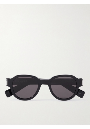 SAINT LAURENT - New Wave Round-Frame Acetate Sunglasses - Men - Black