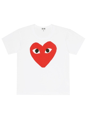 Comme des Garçons Play Kids Heart logo cotton T-shirt