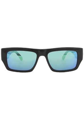 Calvin Klein Blue Rectangular Unisex Sunglasses CKJ22635S 001 54