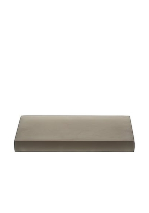 Tina Frey Designs A4 Paper Size Platter in Fog - Grey. Size all.