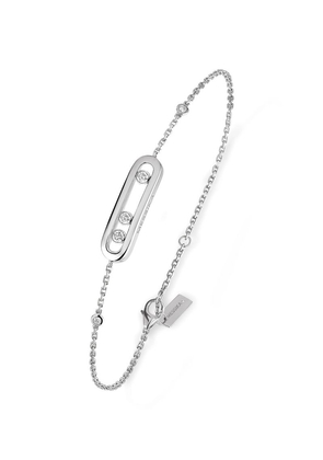 Messika White Gold And Diamond Baby Move Classique Bracelet
