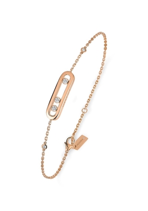 Messika Pink Gold And Diamond Move Classique Bracelet