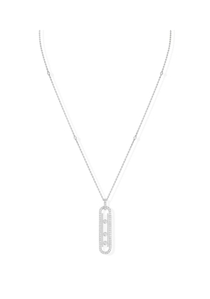 Messika White Gold And Diamond Move 10Th Birthday Necklace