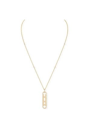 Messika Yellow Gold And Diamond Move 10Th Birthday Necklace