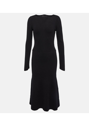 Victoria Beckham Wool-blend midi dress