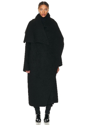 The Row Orlando Coat in Black - Black. Size M (also in ).