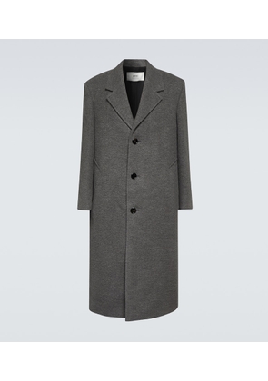 Ami Paris Single-breasted wool-blend coat