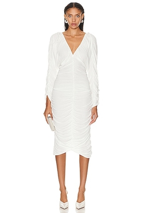 Interior The Beatrice Dress in Ivory - Ivory. Size XS (also in S).