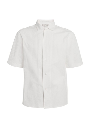 Róhe Cotton-Stretch Short-Sleeve Shirt