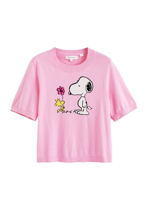 Chinti & Parker X Peanuts Knitted Flower Power T-Shirt