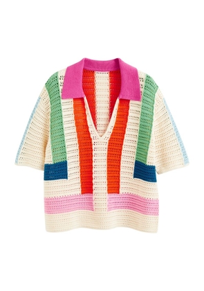 Chinti & Parker Organic Cotton Crochet Capri Shirt