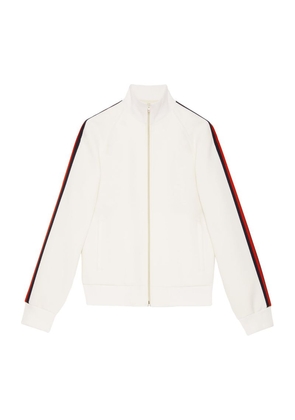 Gucci Web Stripe Zip-Up Jacket