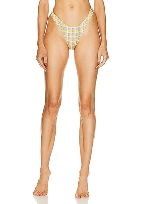 Heavy Manners Cheeky Bikini Bottom in Cicciotto - Yellow. Size XS (also in ).