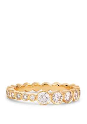 Sophie Bille Brahe Yellow Gold And Diamond Ensemble De Coeur Ring (Size 54)