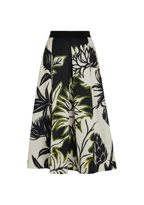 Max & Co. Floral Print Midi Skirt