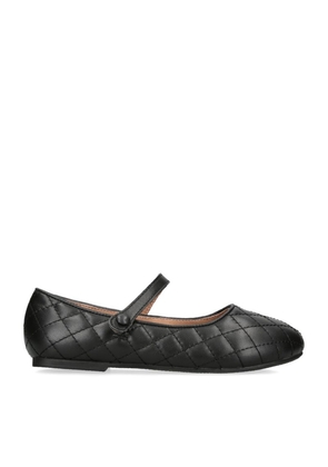Age Of Innocence Leather Quilted Coco Ballet Flats