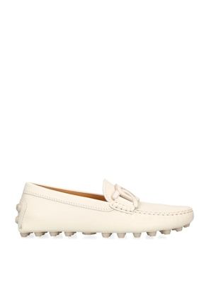 Tod'S Leather Kate Gommino Bubble Loafers