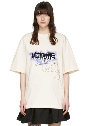 We11done Off-White Cotton T-Shirt