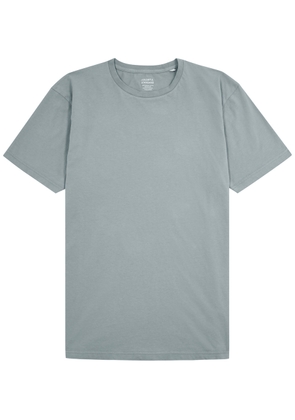 Colorful Standard Cotton T-shirt - Blue - M