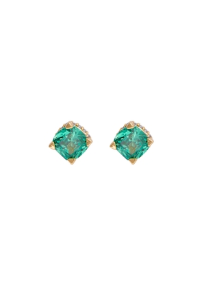 Kate Spade New York Little Luxuries Gold-plated Stud Earrings - Green