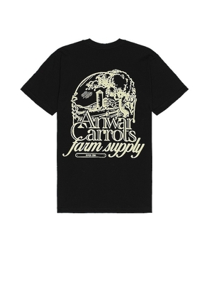 Carrots Farm Supply T-shirt in Black. Size S.