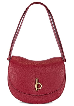 Burberry Medium Rocking Horse Bag in Ruby - Red. Size all.