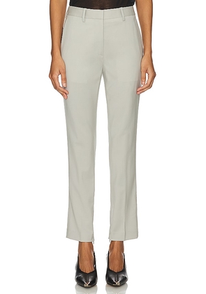 Helmut Lang Cropped Slim Pant in Beige. Size 00, 10, 12, 2, 4, 6, 8.