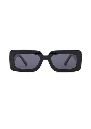 dime optics Bad Beach Sunglasses in Black.