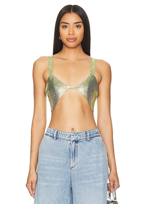 Lovers and Friends Pam Bralette in Green. Size M, S, XL, XS, XXS.
