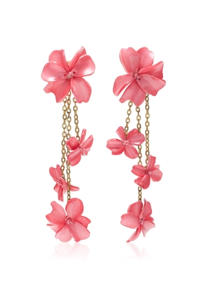 Oscar de la Renta - Floral Earrings - Pink - OS - Moda Operandi - Gifts For Her