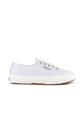 Superga 2750 Nappa Sneaker in White. Size 9.5.