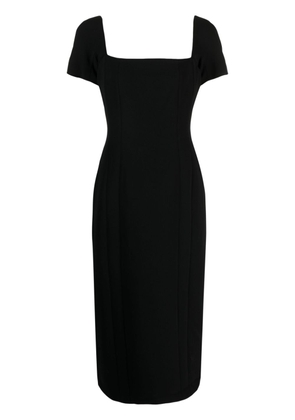 A.L.C. Elvie cady-texture midi dress - Black