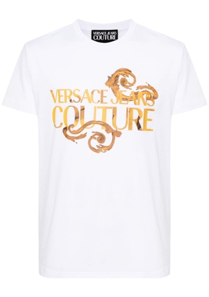 Versace Jeans Couture logo-print cotton T-shirt - White
