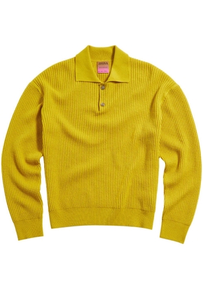 Zegna x The Elder Statesman Oasi cashmere polo shirt - Yellow