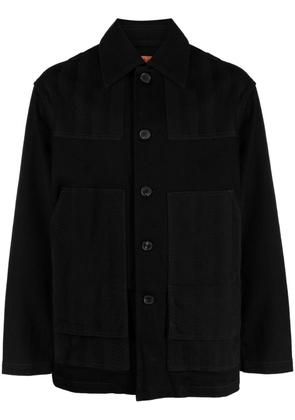 Missoni straight-point collar cotton shirt jacket - Black