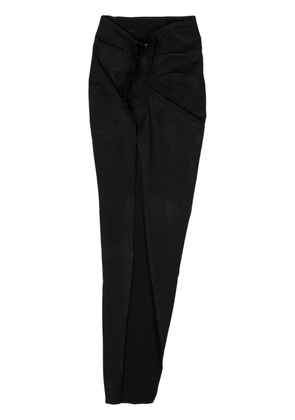 Rick Owens DRKSHDW EDFU asymmetric denim skirt - Black