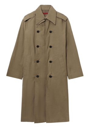 Commission double-breasted trench coat - Neutrals