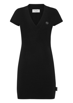 Philipp Plein rhinestone-embellished T-shirt dress - Black