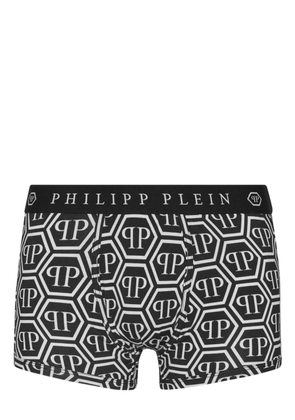 Philipp Plein monogram-print boxer briefs - Black