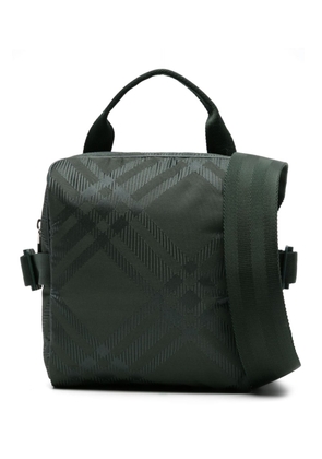 Burberry Vintage Check-jacquard shoulder bag - Green