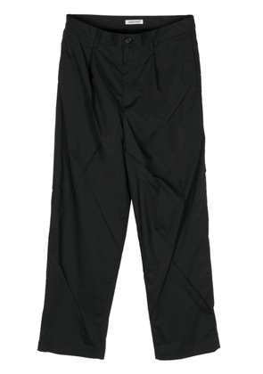 Undercover seamed straight-leg trousers - Black