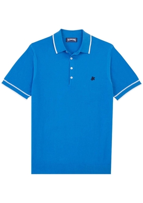 Vilebrequin logo-embroidered polo shirt - Blue