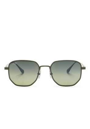 Maui Jim Lewalani geometric-frame sunglasses - Green
