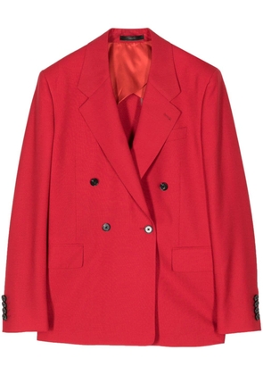 Paul Smith double-breasted wool blazer - Red