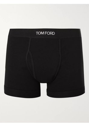 TOM FORD - Stretch-Cotton Boxer Briefs - Men - Black - S