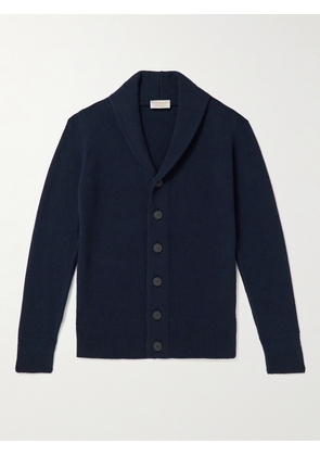 John Smedley - Cullen Slim-Fit Recycled-Cashmere and Merino Wool-Blend Cardigan - Men - Blue - S