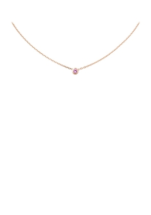 Cartier Rose Gold And Pink Sapphire Cartier D'Amour Necklace