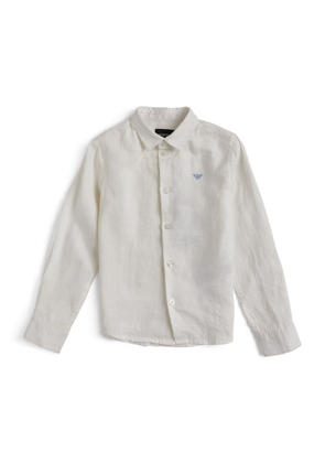 Emporio Armani Kids Linen Shirt (4-16 Years)