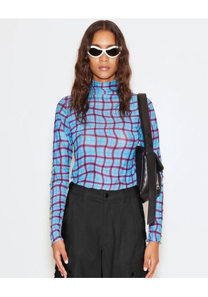 Combo Wendel Top - Blue Plaid