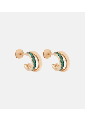 Pomellato Pomellato Together 18kt rose gold earrings with emeralds